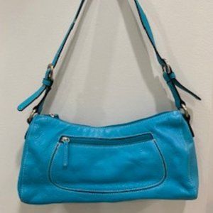 Tig & Co. Turquois Pebbled Leather Hobo Bag